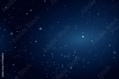The Night Sky in Abstraction, Featuring Dark Blue Gradients and Scattered Dots Resembling Distant Galaxies, Generative AI