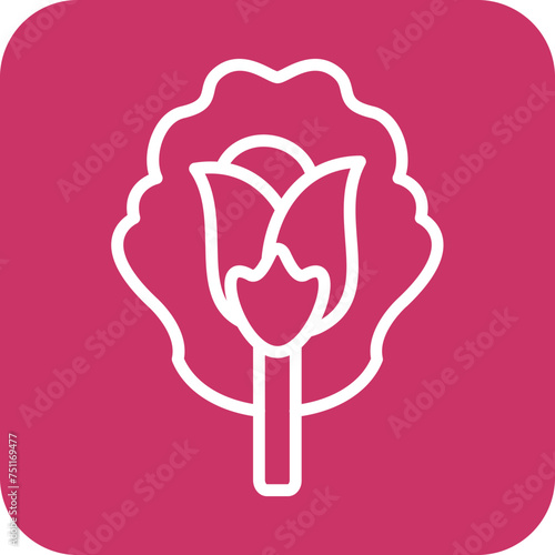 Pea Flower Icon Style