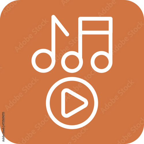 Music Playing Icon Style