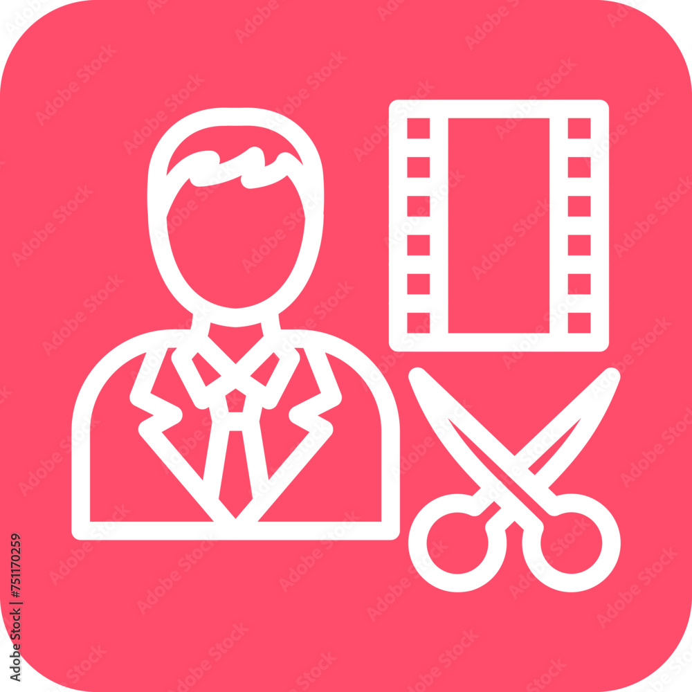 Film Editor Male Icon Style Film Editor Male Icon Style