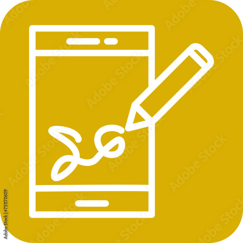 Digital Signature Icon Style