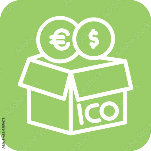Initial Coin Offering Icon Style