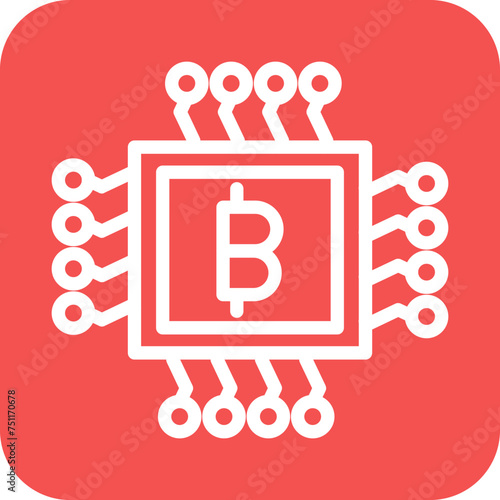 Mining Farm Icon Style