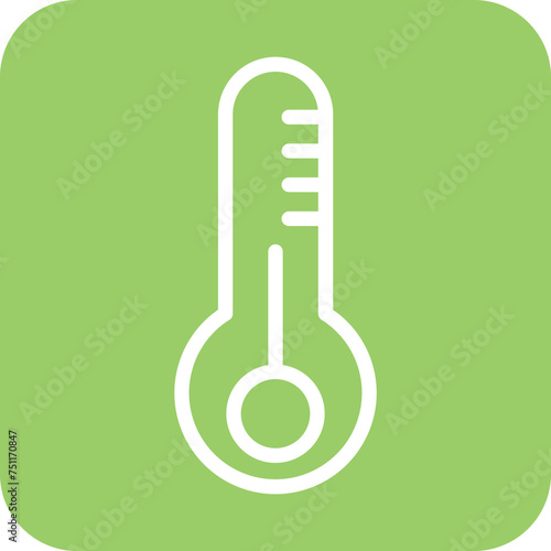 Thermometer Icon Style