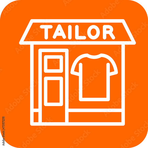 Tailor Shop Icon Style