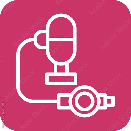 Diving Regulator Icon Style