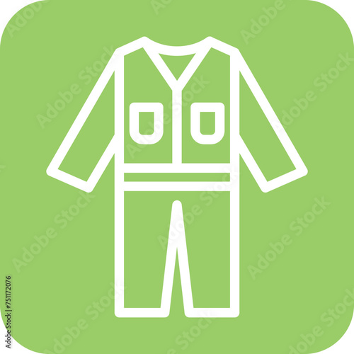 Coveralls Icon Style
