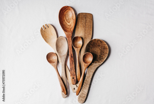 Wooden spoons photo