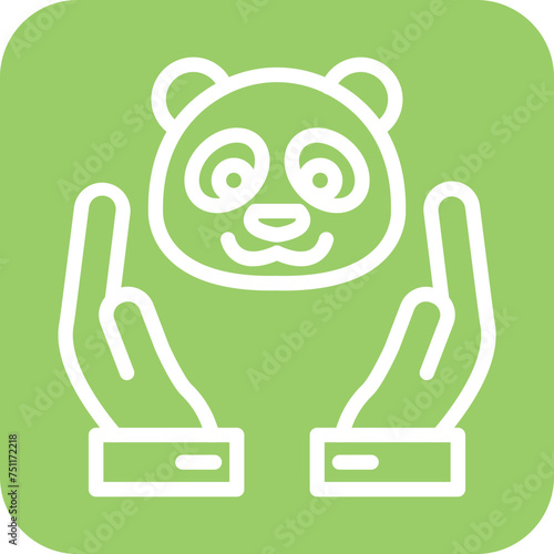 Animal Rights Icon Style