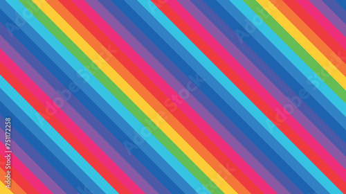 color abstraction, rainbow stripes, LGBT colors on a transparent background, colored pencils and paints