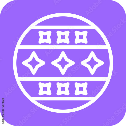 Circus Ball Icon Style