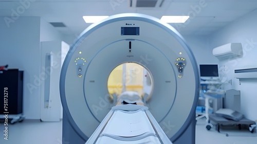 CT scan machine in hospital