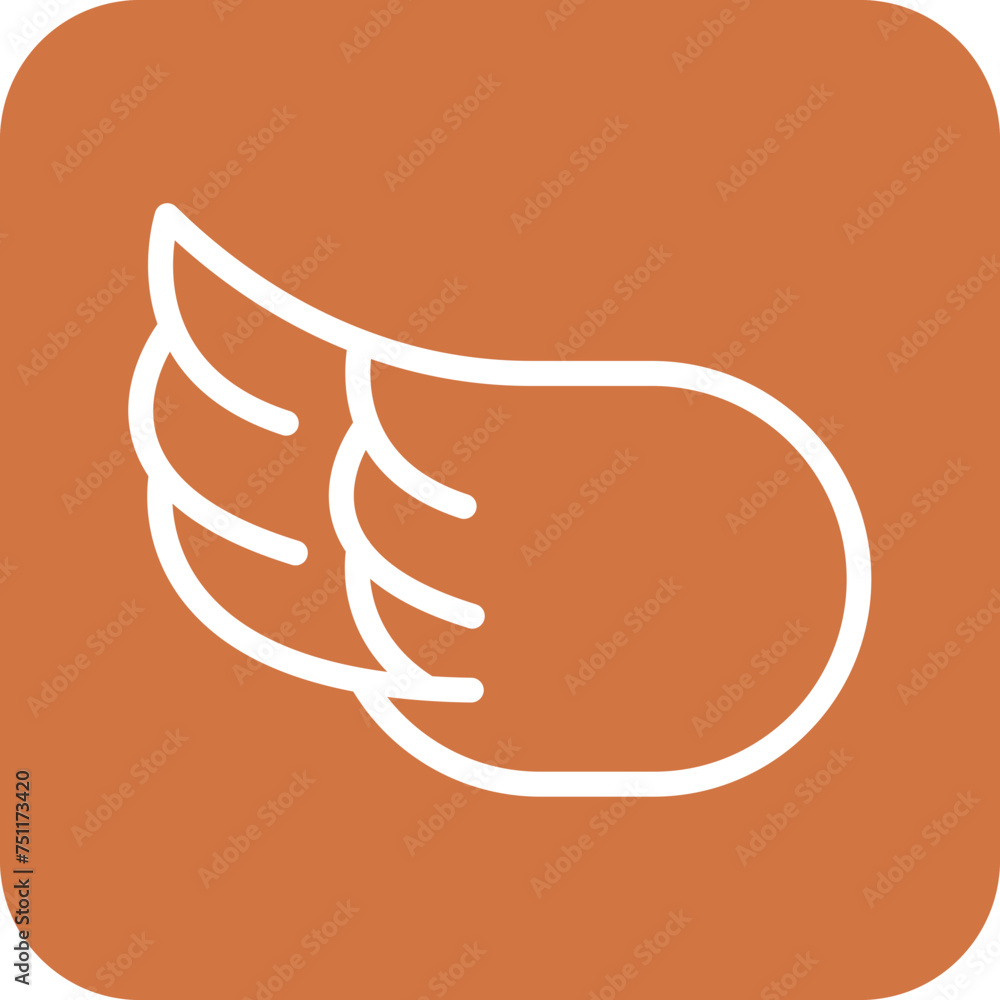 Left Wing Icon Style Left Wing Icon Style