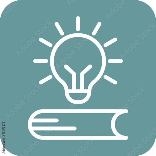 Book Lamp Icon Style