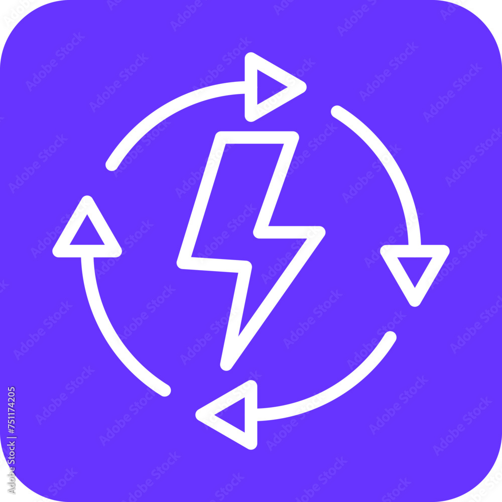 Energy Icon Style Energy Icon Style