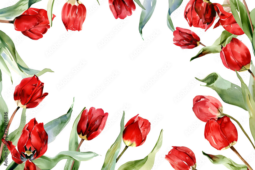 custom made wallpaper toronto digitalbouquet of tulips