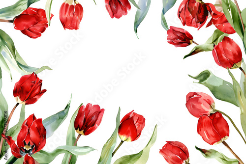 Wallpaper Mural bouquet of tulips Torontodigital.ca
