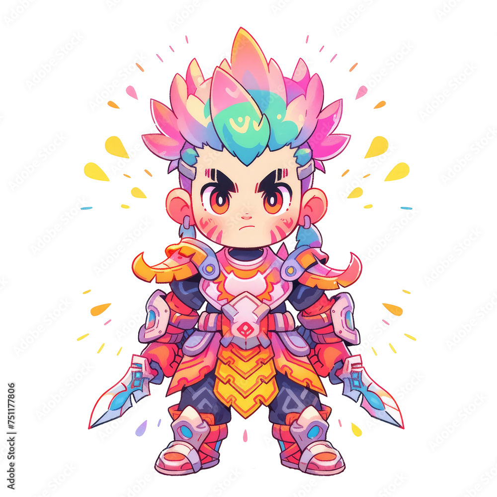 Cute Fighter Graphic for T-shirts Cute Fighter Graphic for T-shirts