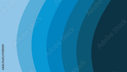 Blue paper cut abstract background vector image for backdrop or presentation