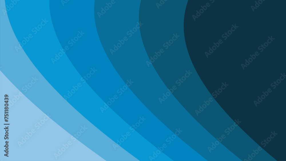 Blue paper cut abstract background vector image for backdrop or presentation