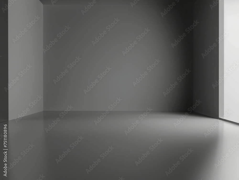 Fototapeta premium gray empty space studio 