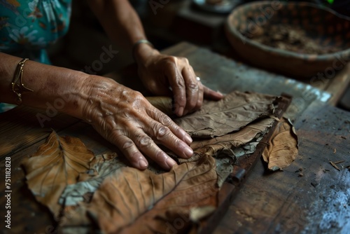 Cuban women make cigars