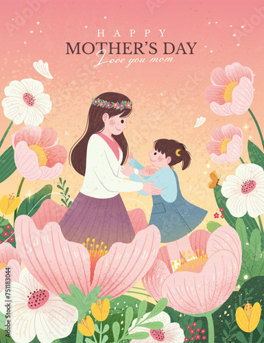 Floral Mother's Day Greeting Card