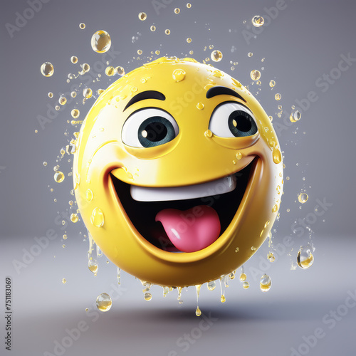 Laughing Yellow Emoji, Generative AI