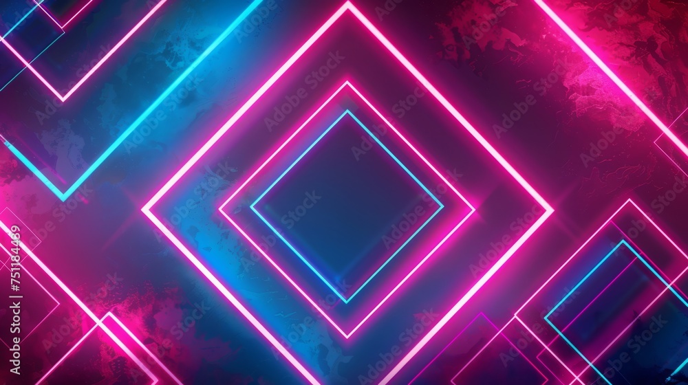 Geometric neon wallpaper Geometric neon wallpaper