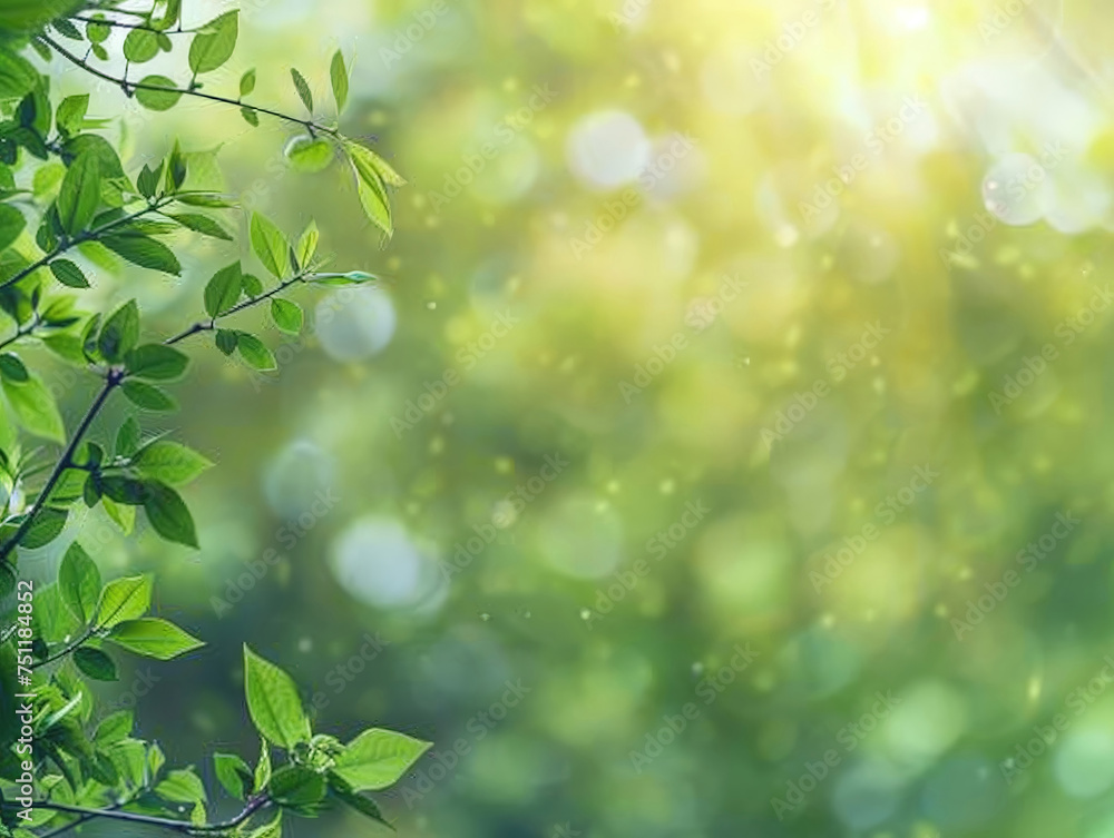 Obraz premium green nature background