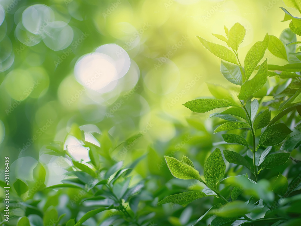 Obraz premium green nature background