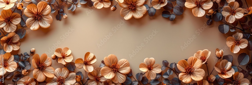 Border Paper Clover Leaves Chocolate Gold, HD, Background Wallpaper, Desktop Wallpaper Border Paper Clover Leaves Chocolate Gold, HD, Background Wallpaper, Desktop Wallpaper