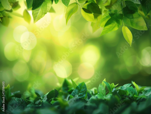 zielony charakter tła