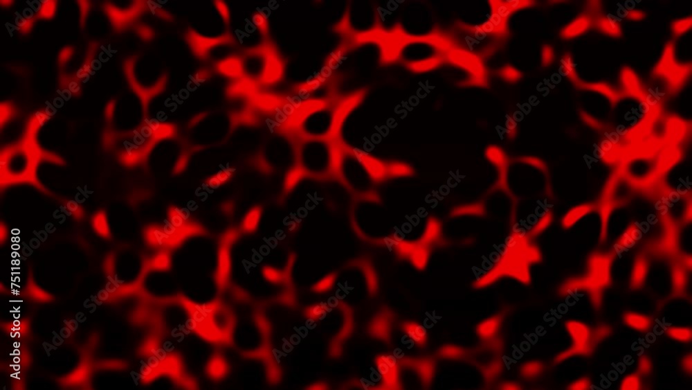 Simulation of red turbulent lava pattern Simulation of red turbulent lava pattern