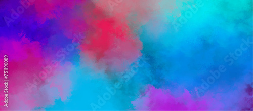 Abstract background with colorful watercolor texture .digital pastel art watercolor splash texture .vintage colorful sky and cloudy background .hand painted vector illustration with watercolor design.