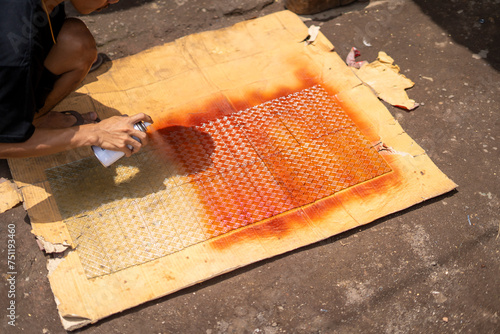 Craftsmen of traditional muslim lantern lamps in Cianjur are called 