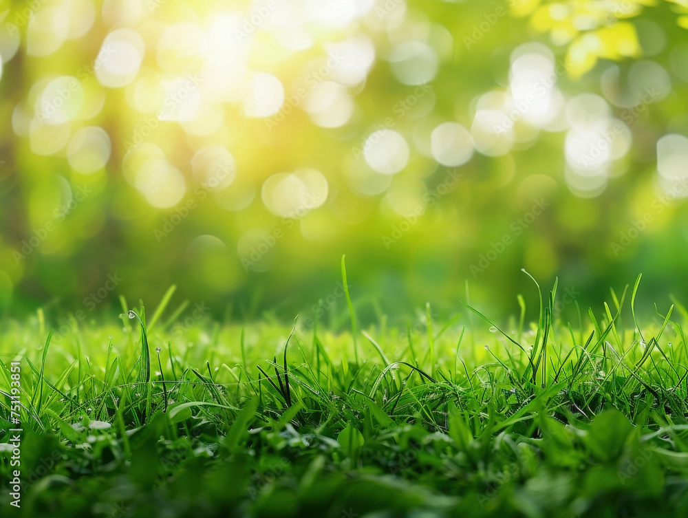 Obraz premium green nature background