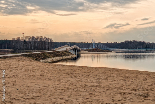 Reservoir in Sielpia Wielka, Poland.