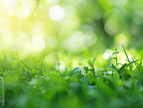 green nature background