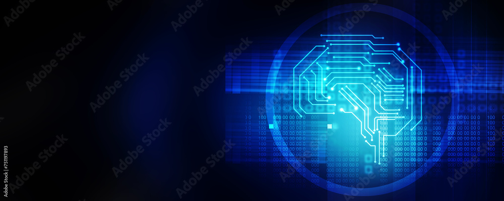2d illustration Concept of thinking, background with brain, Abstract Artificial intelligence. Technology web background
2d illustration Concept of thinking, background with brain, Abstract Artificial intelligence. Technology web background