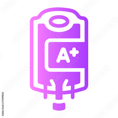 blood transfusion Gradient icon