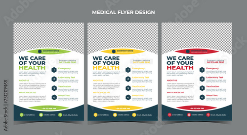 Medical and Healthcare Flyer Design Template