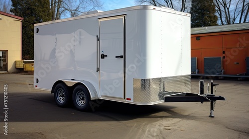 Enclosed Trailer for Secure and Versatile Hauling - Perfect for Personal or Commercial Use