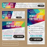 Multicolor Banners Collection