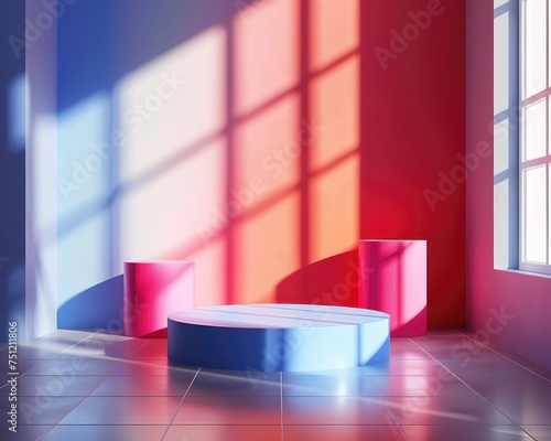 Vibrant product showcase balanced shadows lifelike