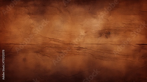Earthy Brown Leather Texture Background - Large Illustration with Western Country Vibes Perfect for Hot Drink Advertisements
