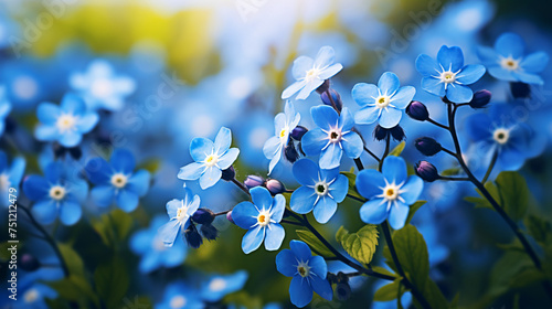 Small blue wild flowers © Anaya