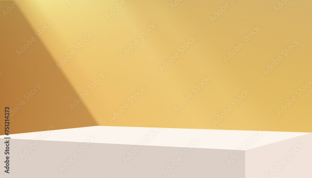 Yellow Studio Background Concrete Wall Room with Light,Shadow on Podium Display for Product Present,Backdrop cement wall with sunlight,Use for Spring,Summer sale online,St Patrick day Web Banner Yellow Studio Background Concrete Wall Room with Light,Shadow on Podium Display for Product Present,Backdrop cement wall with sunlight,Use for Spring,Summer sale online,St Patrick day Web Banner