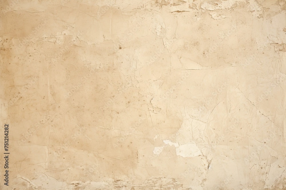 Old Recycled Paper Texture Background, Textured Natural Colorless Granulated Paper Blank Space