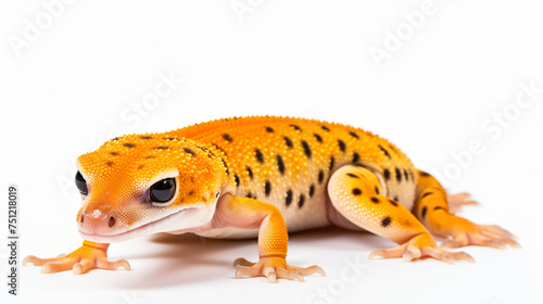 Tangerine orange leopard gecko